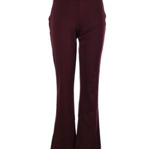 Simply Vera Vera Wang Casual Burgundy Pants Size M